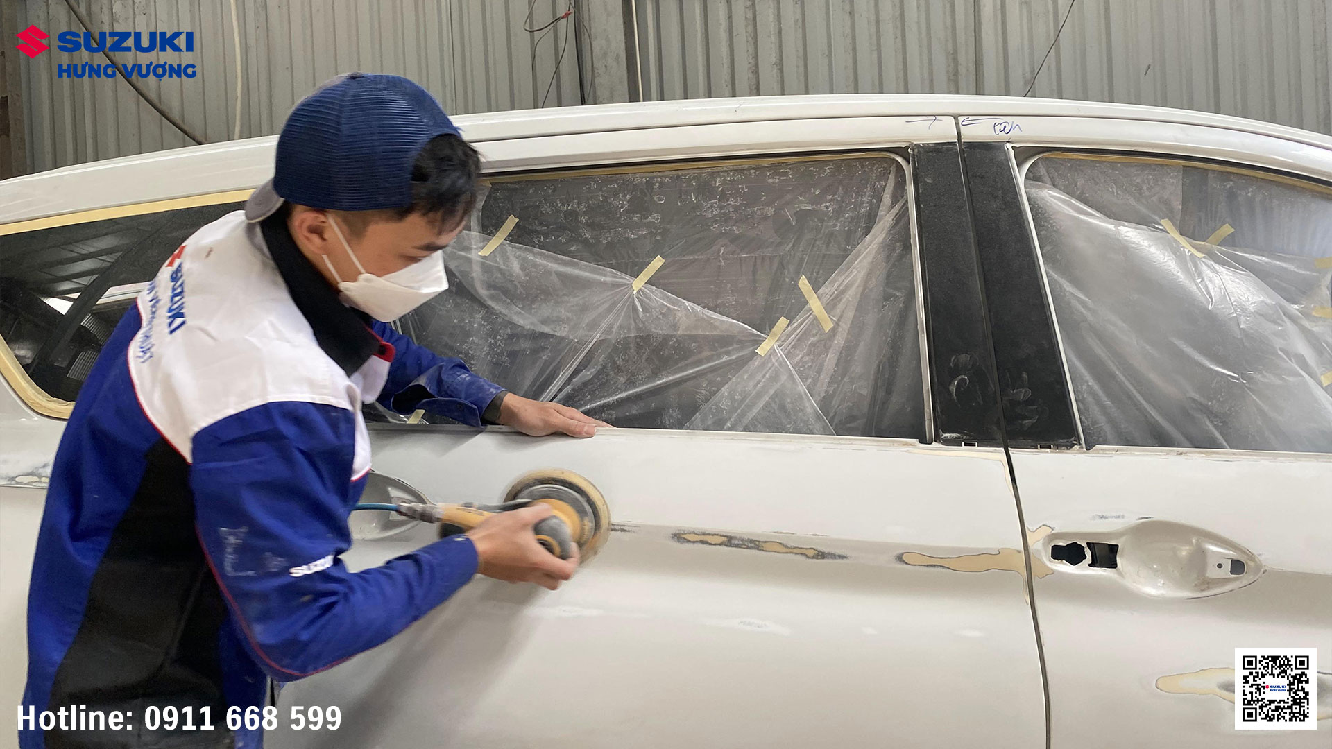 quy-trinh-dong-son-xe-o-to-suzuki-hung-vuong